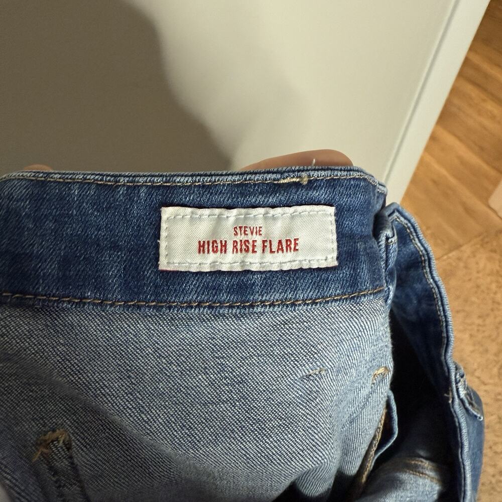 Lucky Brand Stevie High Rise Flare 14/32 Blue Wash Denim Festival Cowgirl Y2K - Picture 6 of 10
